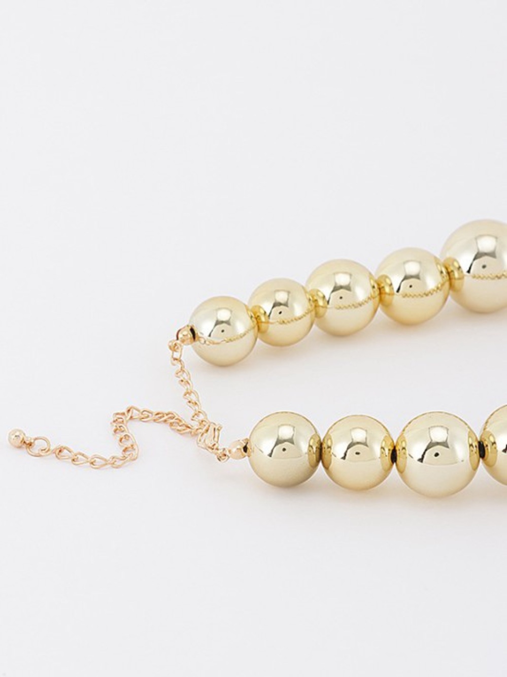 Multi Round Bead Necklace - Picture 3 of 9